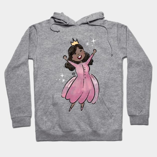 Pretty Princess (1 of 2 versions) Hoodie by The Mindful Maestra